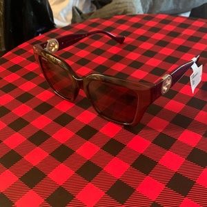 NEW GUCCI GG1023S 009 WOMENS SUNGLASSES  BURGUNDY HAVANA BROWN GRADIENT LENSES